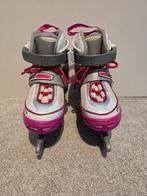 Verstelbare schaatsen Nijdam wit/ Roze maat 30, 31, 32 en 33, Ophalen of Verzenden, Gebruikt, Overige typen, Nijdam