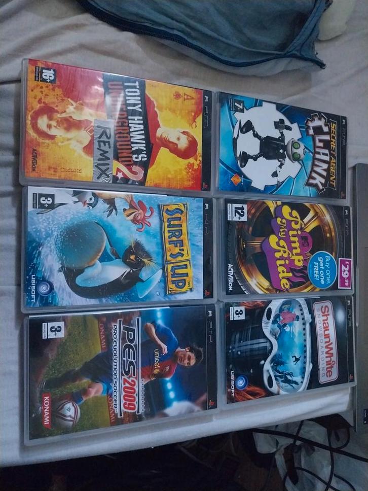 PSP hoesjes en handleidingen - Geen Spellen, Spelcomputers en Games, Games | Overige, Gebruikt, Overige genres, 1 speler, Vanaf 3 jaar
