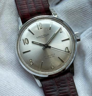 Vintage Lincoln horloge beschikbaar voor biedingen