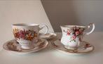 Engelse theekopjes (Royal Albert & Royal Kent) – bone china, Ophalen of Verzenden