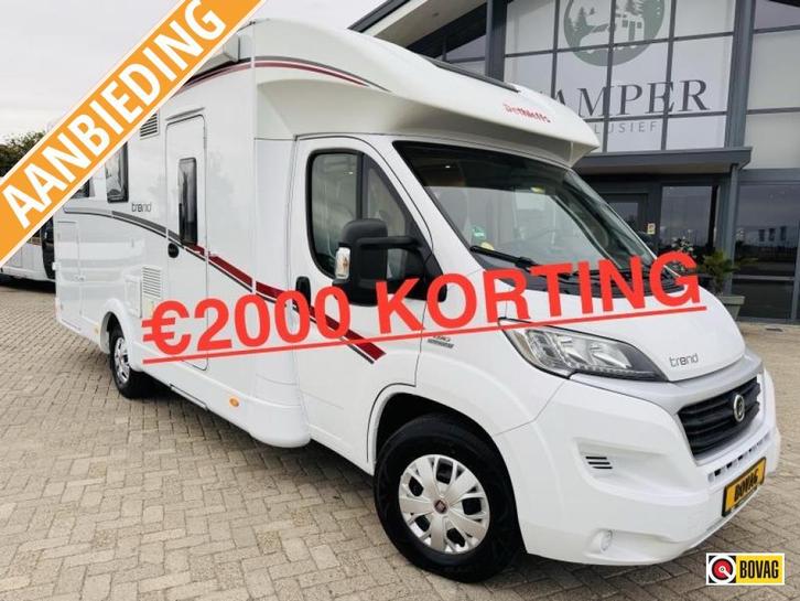 HERFSTSHOW KORTING Dethleffs Trend 7057 Enkele bedden, Caravans en Kamperen, Campers, Bedrijf, tot en met 5, Half-integraal, Dethleffs