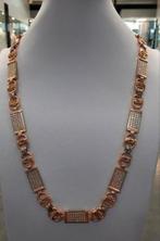 Gouden platte ketting 18kt, Www.bredajuwelier.nl, Nieuw, Ophalen of Verzenden, Www.bredajuwelier.nl
