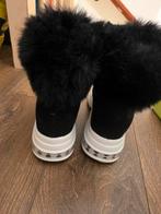 Zwarte enkellaarsjes met bont, Kleding | Dames, Schoenen, Zwart, Lage of Enkellaarzen, Ophalen of Verzenden, Onbekend