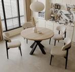 Ovale en ronde tafelbladen | Eiken | Eettafel | Tuintafel, 100 tot 150 cm, Verzenden, Eikenhout, Vijf personen of meer