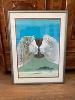 SALVADOR DALI "The Chalice of Love" LITHO, certified, signed, Ophalen of Verzenden