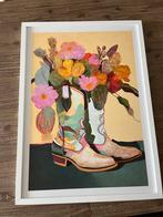 Reinders Flowerboots Schilderij - Nieuw!, Huis en Inrichting, 50 tot 75 cm, Nieuw, Ophalen of Verzenden, Schilderij