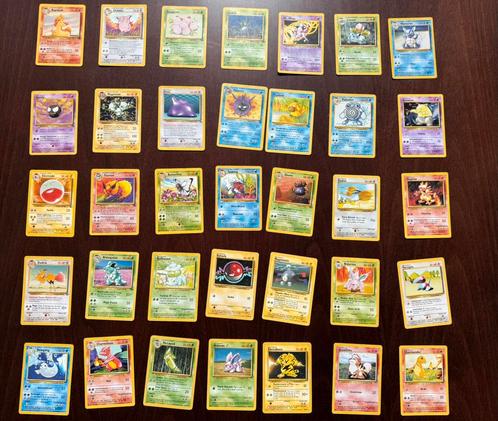 Pokémon kaarten – Jungle, Base Set, Fossil en Team Rocket, Hobby en Vrije tijd, Verzamelkaartspellen | Pokémon, Zo goed als nieuw