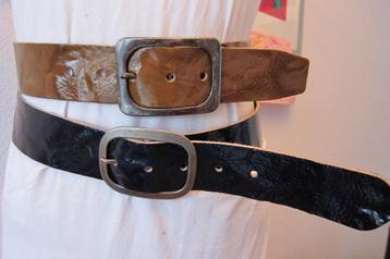 Nieuwe echt lederen riem van belt division maat 95 cm  beschikbaar voor biedingen