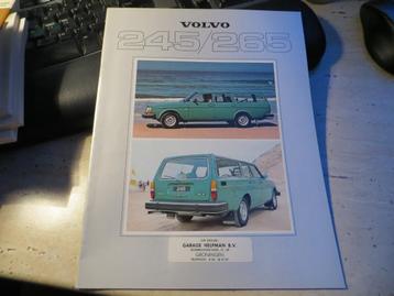 Folder Volvo 245, Volvo 265 1979 beschikbaar voor biedingen