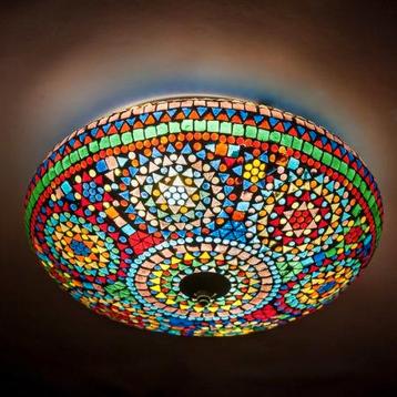 Sukria Mozaïek Plafondlamp Oosters 50cm beschikbaar voor biedingen