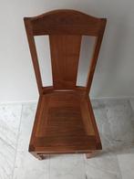 Houten eettafel stoelen 6 stuks, Ophalen, Bruin, Zo goed als nieuw, Vijf, Zes of meer stoelen