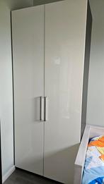 Pax kledingkasten donkerbruin met deuren. 100(50+50)x60x236, Huis en Inrichting, Kasten | Kledingkasten, Ophalen, Gebruikt, 100 tot 150 cm