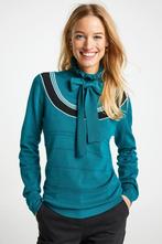 Steps trui/shirt/top, blauw met strik, mt L, zgan, Blauw, Maat 42/44 (L), Ophalen of Verzenden, Zo goed als nieuw