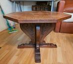 Vintage salontafel met zeer mooie poot, Huis en Inrichting, Ophalen, Gebruikt, 100 tot 150 cm, 50 tot 100 cm