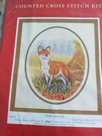 Borduurpakket Februari Fox van Anchor, Ophalen of Verzenden, Nieuw, Borduurpakket