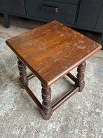 Houten Engelse kruk/bijzettafel, Antiek en Kunst, Antiek | Meubels | Tafels, Ophalen