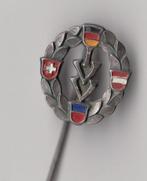 IVV Duitsland Zwitserland Oostenrijk Vlag speldje, Verzamelen, Speldjes, Pins en Buttons, Gebruikt, Niet vindbaar, Niet vindbaar