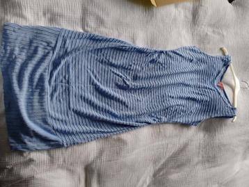 Zwangerschapsjurk met zilveren streepje  beschikbaar voor biedingen