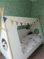 Woood Tipi bed, 85 tot 100 cm, Gebruikt, 180 cm of meer, Ophalen
