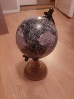 Mini wereldbol houten voet, Huis en Inrichting, Ophalen of Verzenden, Zo goed als nieuw