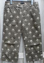 Didi ¾ broek van katoen met opdruk in bruin en beige maat 42, Kleding | Dames, Bruin, Maat 42/44 (L), Didi, Ophalen of Verzenden