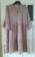 Kaffe Ibiza jurk roze met bloemetjes print maat XL, Overige kleuren, Kaffe, Maat 46/48 (XL) of groter, Ophalen of Verzenden