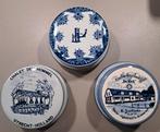 Delfts Blauw Doosjes - Set van 3, Antiek en Kunst, Antiek | Keramiek en Aardewerk, Ophalen of Verzenden