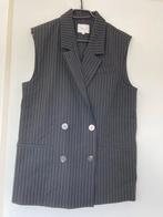 NIEUW VILA GILET ZWART WIT KRIJTSTREEP 34 XS VALT RUIM 10€, Ophalen of Verzenden, Nieuw, Maat 34 (XS) of kleiner, Zwart