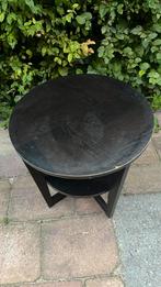 Ikea salontafel Kragsta zwart, Huis en Inrichting, Ophalen, Gebruikt, 50 tot 100 cm, Rond