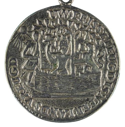 PENNING INHULDIGING WILLEM V ALS ERFSTADHOUDER 1766, Postzegels en Munten, Penningen en Medailles, Zilver, Nederland, Verzenden