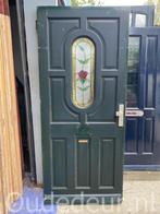 nr. v461 voor deur met glas in lood roos