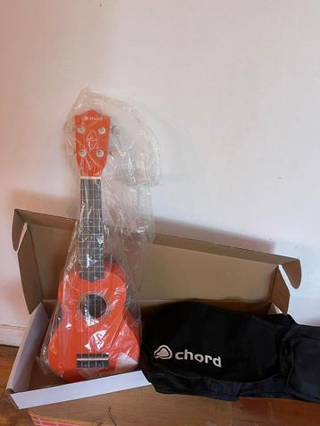 Nieuwe oranje Chord Soprano Ukulele beschikbaar voor biedingen