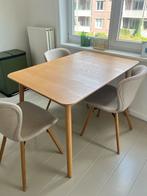 Zuiver Uitschuifbare Eettafel (nieuwprijs: 749 Euro), Ophalen, 100 tot 150 cm, 50 tot 100 cm, Zo goed als nieuw