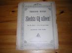 Slechts gij alleen - theodor espen, Muziek en Instrumenten, Bladmuziek, Gebruikt, Ophalen of Verzenden, Artiest of Componist, Piano