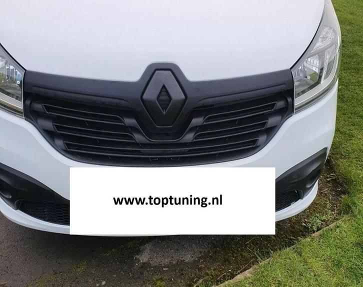 Zwart logo cover RENAULT TRAFIC 3 Facelift 2019-2022, Auto diversen, Tuning en Styling, Ophalen of Verzenden