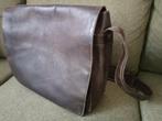 Visconti Harvard Large Messenger Bag - leder - oil black, Overige merken, Gebruikt, Bruin, Ophalen of Verzenden