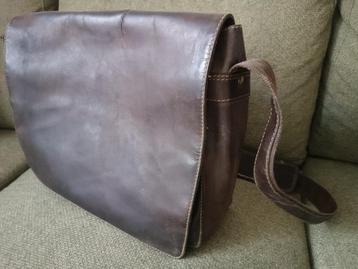 Visconti Harvard Large Messenger Bag - leder - oil black beschikbaar voor biedingen