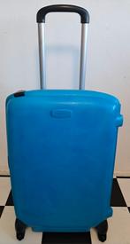 Samsonite koffer  4 wielen cijferslot  adres label Gemaakt, Hard kunststof, 45 tot 55 cm, Ophalen of Verzenden, Zo goed als nieuw