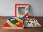 Vintage houten Tofa mozaïek 20 stukjes in originele doos, Ophalen of Verzenden, Zo goed als nieuw, Overige typen