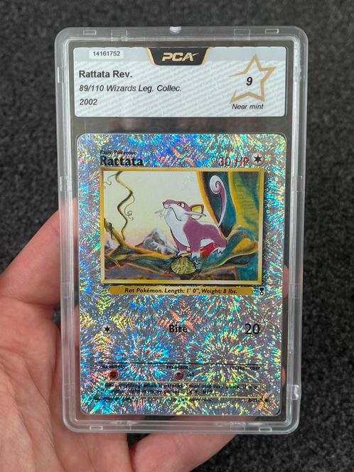 Pokémon PCA 9 Rattata Rev. holo #89 legendary collection, Hobby en Vrije tijd, Verzamelkaartspellen | Pokémon, Zo goed als nieuw