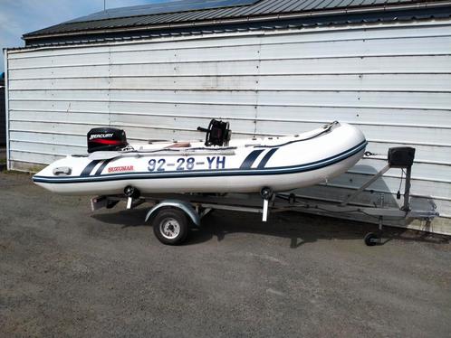 Rubberboot Suzumar 390 met trailer en 25pk t.e.a.b, Watersport en Boten, Rubberboten, Gebruikt, Overige merken, Aluminium, Minder dan 70 pk