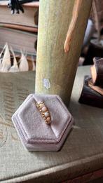9ct gouden ring met opaal, Ophalen, Gebruikt, 17 tot 18, Met edelsteen