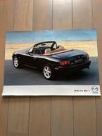 Mazda MX 5 NB poster, Reclame, Rechthoekig Liggend, Gebruikt, Ophalen of Verzenden