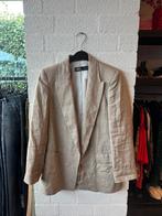 Zara blazer 100% linnen maat M beige, Maat 38/40 (M), Ophalen of Verzenden, Zo goed als nieuw, Zara