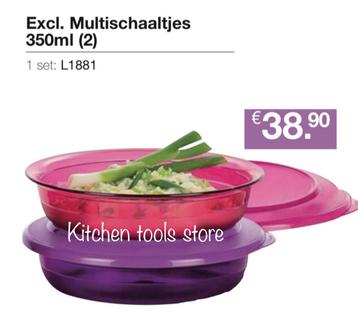 Tupperware exclusieve Multischaaltjes set serveerschaal beschikbaar voor biedingen