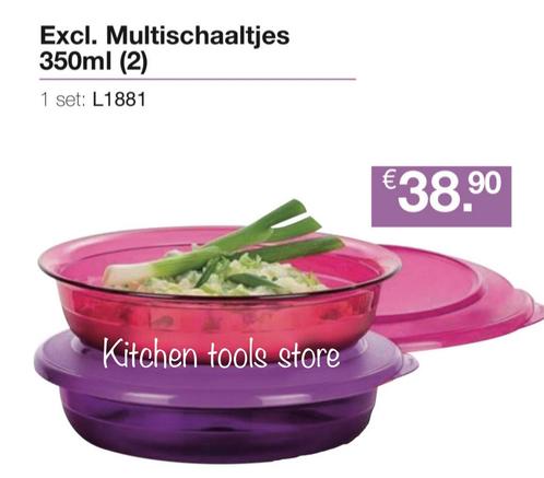 Tupperware exclusieve Multischaaltjes set serveerschaal, Huis en Inrichting, Keuken | Tupperware, Nieuw, Schaal, Ophalen of Verzenden