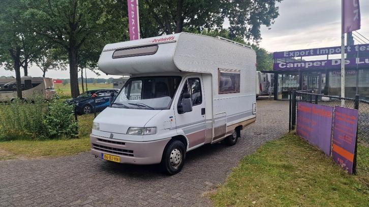 Dethleffs Globetrotter 4Persoons 1.9TD, Caravans en Kamperen, Campers, Bedrijf, tot en met 4, Alkoof, Dethleffs, Fiat, Diesel