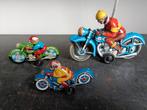 3 blikken motorfietsen, Antiek en Kunst, Antiek | Speelgoed, Ophalen of Verzenden