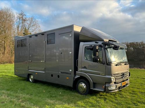 Mercedes-Benz Atego 816 5 paards horsetruck, Dieren en Toebehoren, Paarden en Pony's | Trailers en Aanhangwagens, Zo goed als nieuw