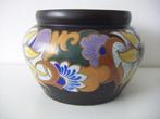 Eskaf plateel keramiek cache-pot / plantenpot jr. ca.1930., Antiek en Kunst, Ophalen of Verzenden